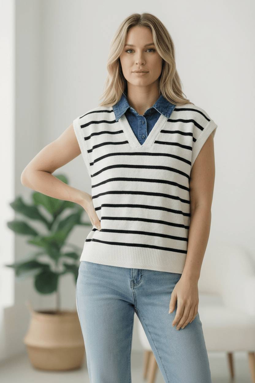 With an Ocean View Sweater Vest | Nikki &amp; Co. Boutique