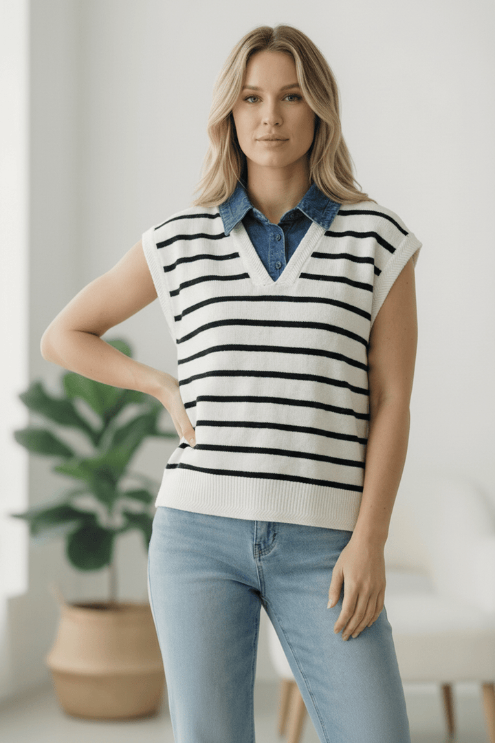 With an Ocean View Sweater Vest | Nikki &amp; Co. Boutique