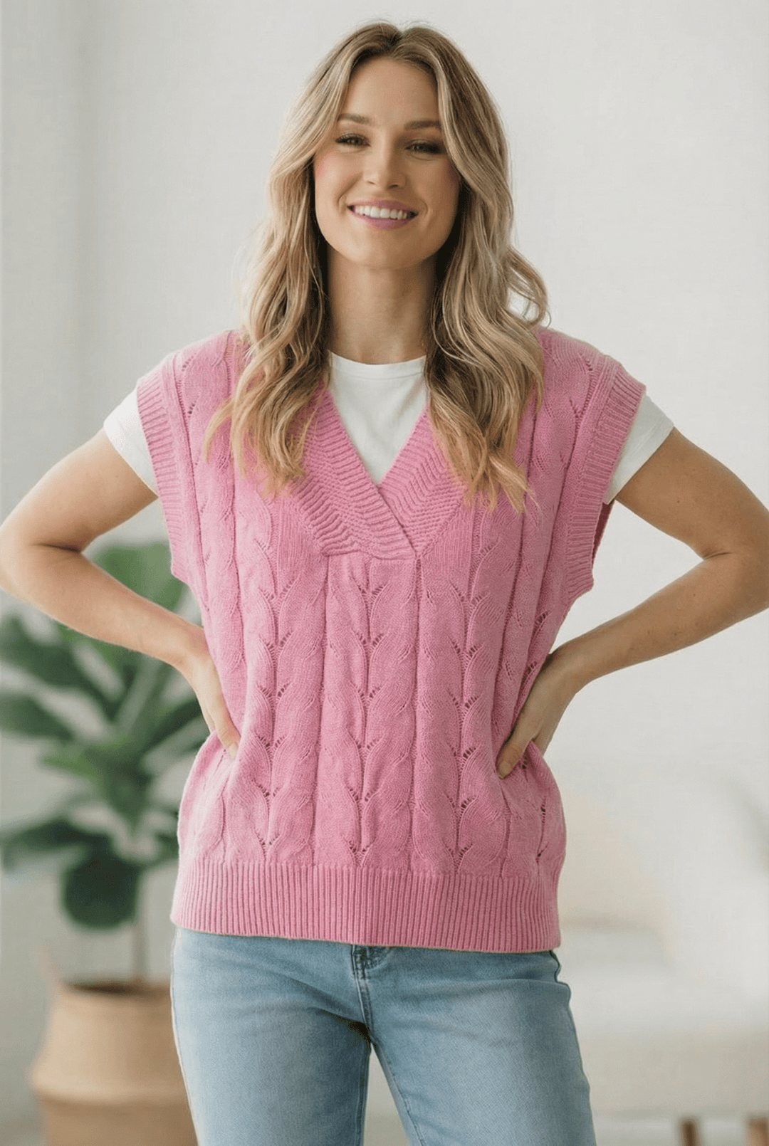 Bubblegum Boutique Knit Vest | Nikki &amp; Co. Boutique