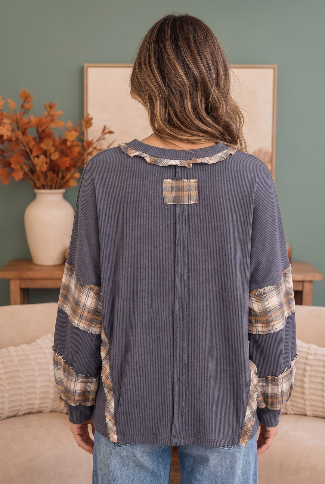 Country Chic Waffle Knit Top - Nikki &amp; Co. Boutique