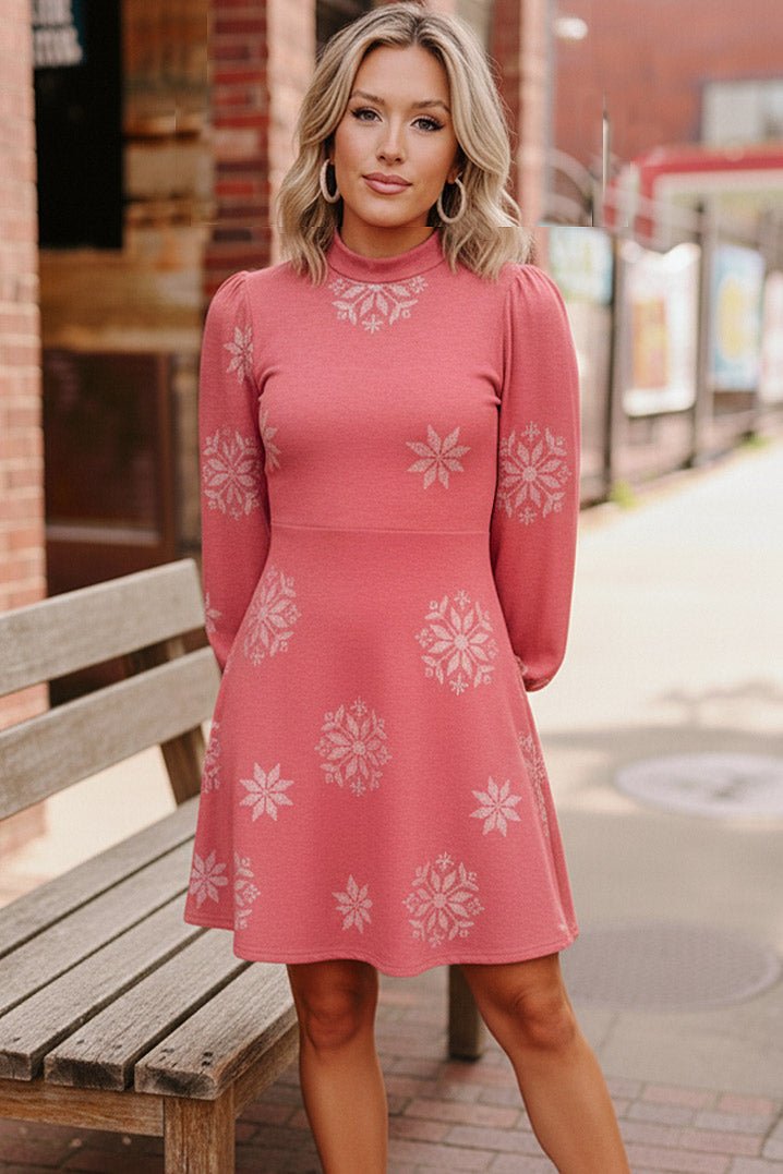 Snowflake Kisses Red Dress | Nikki &amp; Co. Boutique