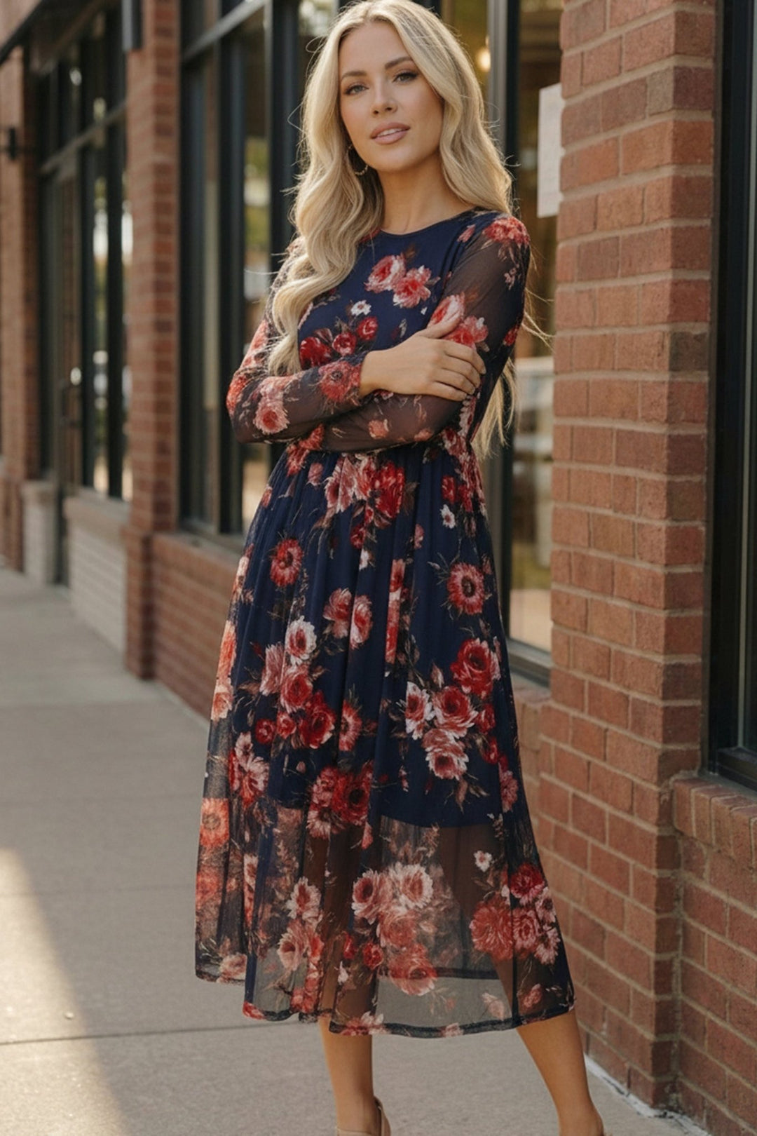 Rosy Romance Mesh Dress | Nikki &amp; Co. Boutique