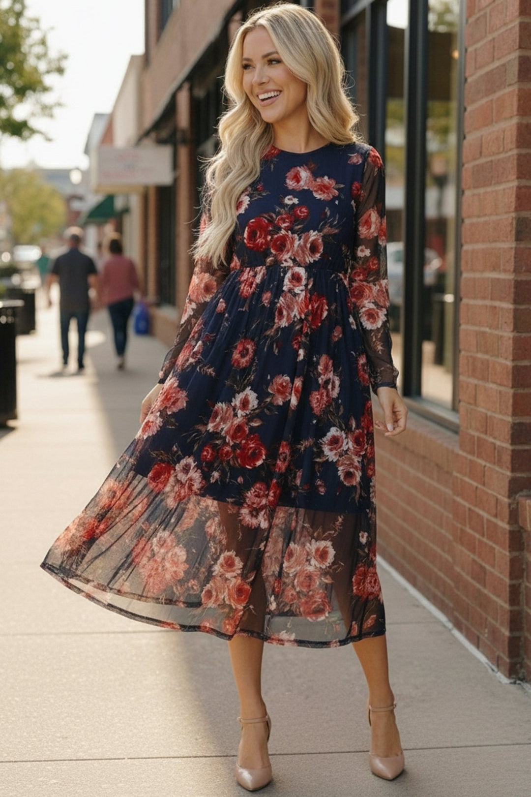Rosy Romance Mesh Dress | Nikki &amp; Co. Boutique