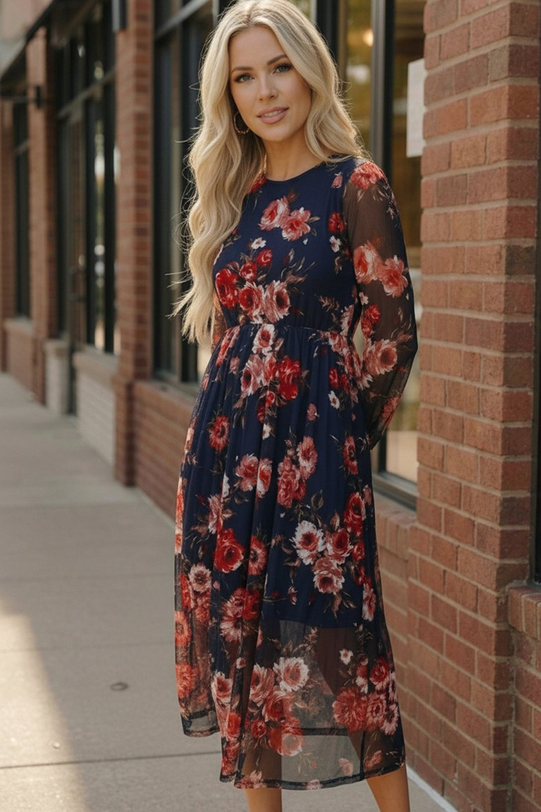 Rosy Romance Mesh Dress | Nikki &amp; Co. Boutique