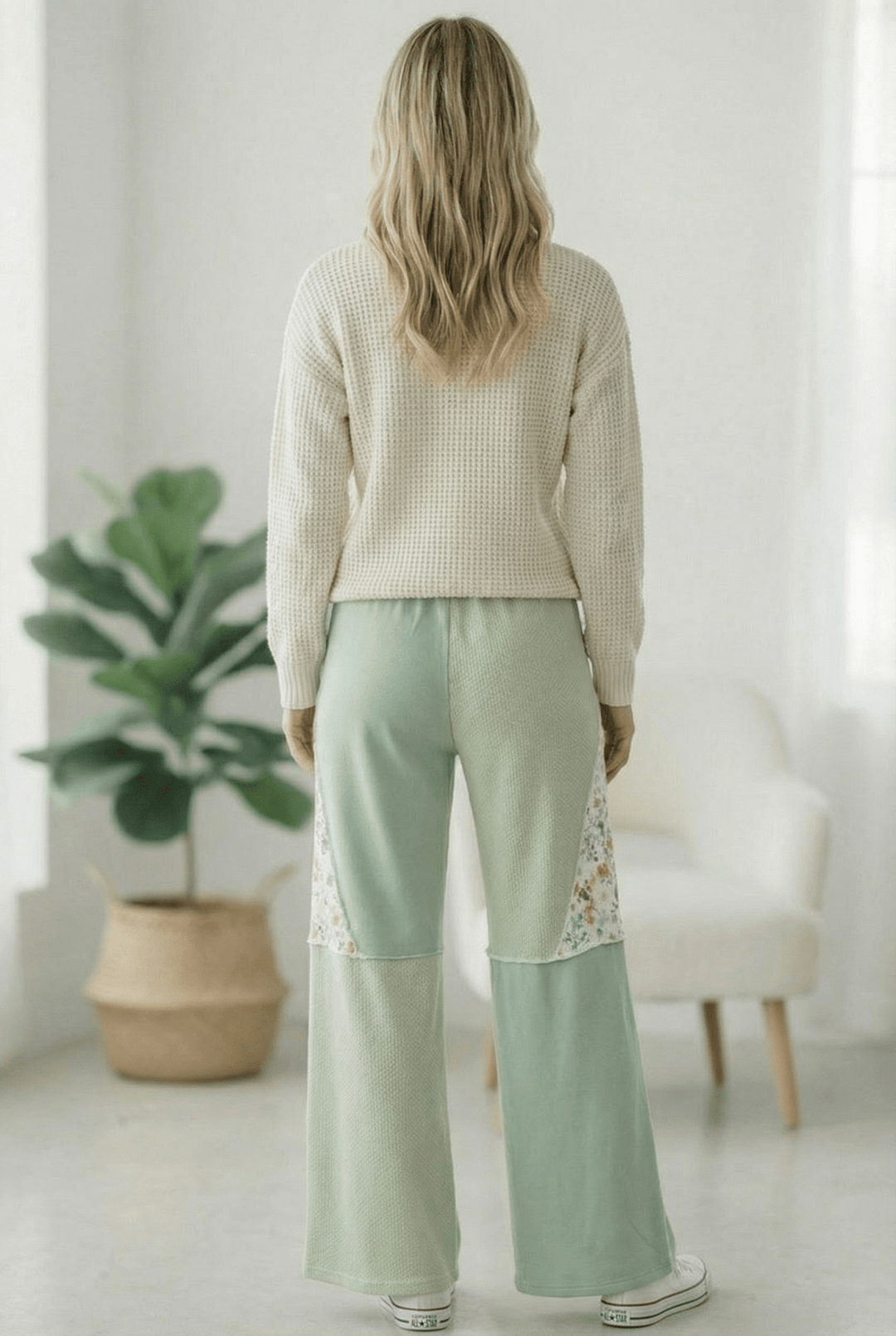 Sage Blossom Lounge Pants | Nikki &amp; Co. Boutique