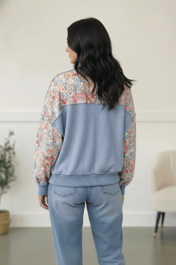 Meadow Breeze Floral Pullover | Nikki &amp; Co. Boutique