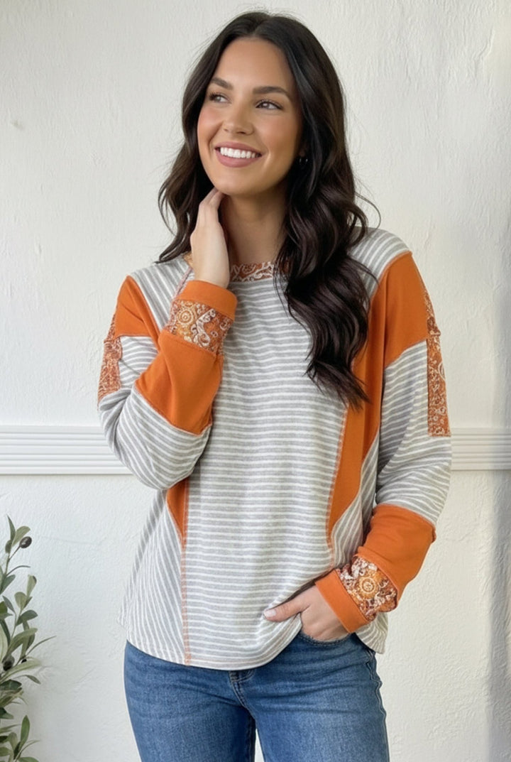 Boho Patchwork Daydream Raglan | Nikki &amp; Co. Boutique