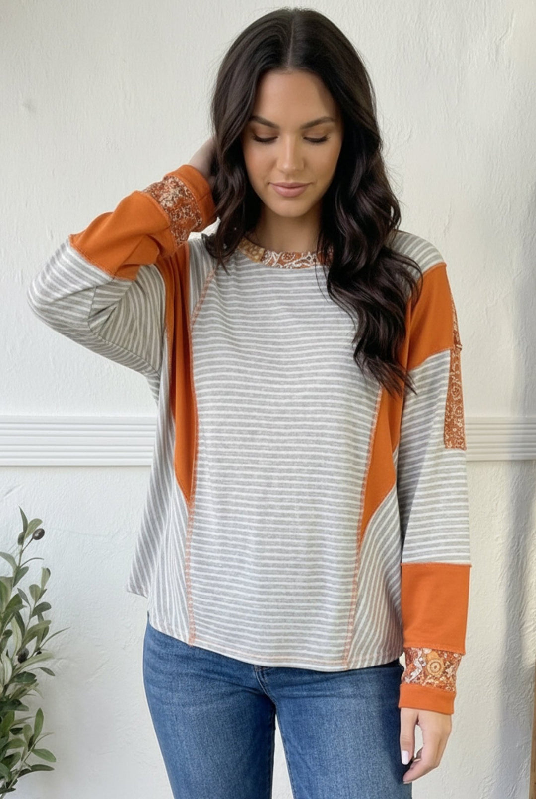 Boho Patchwork Daydream Raglan | Nikki &amp; Co. Boutique