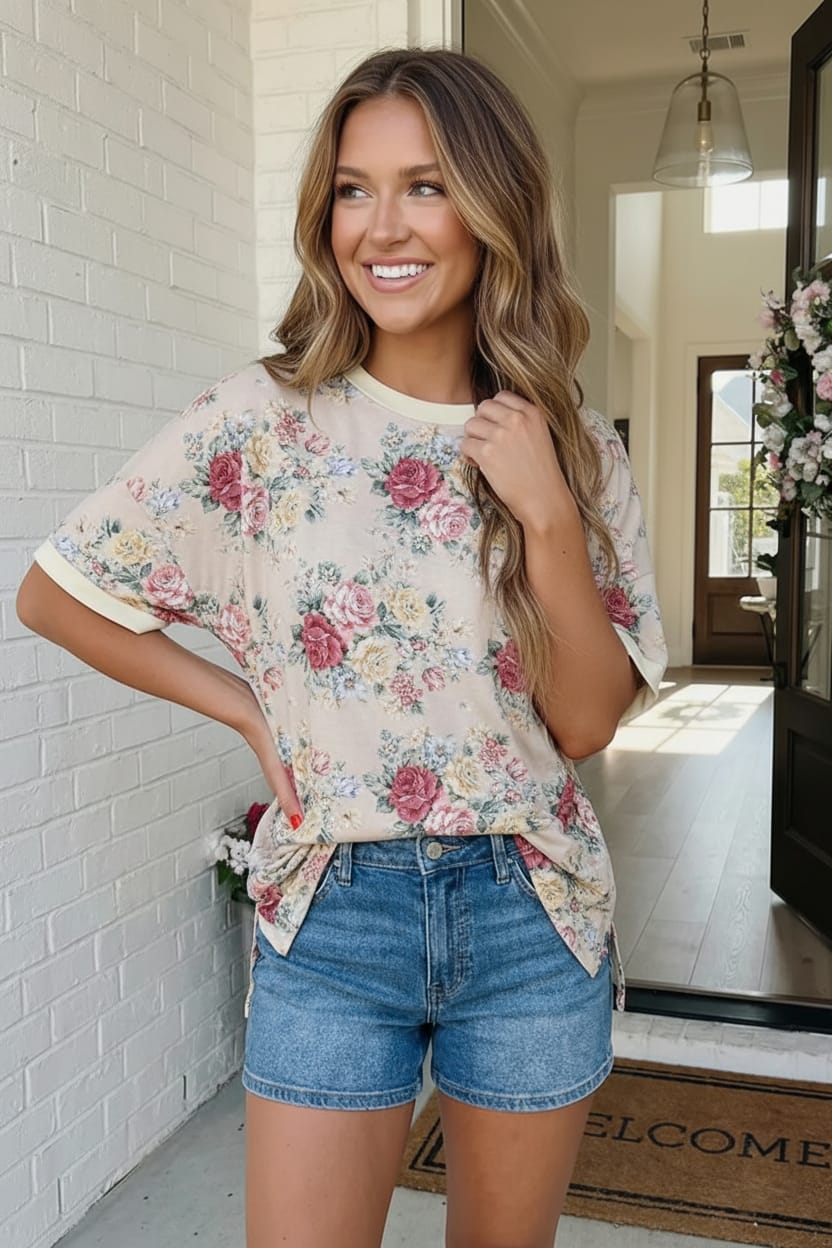 Late to My Coffee Date Oatmeal Tee | Nikki &amp; Co. Boutique