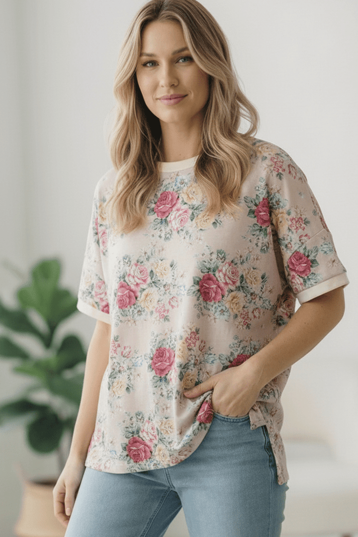 Late to My Coffee Date Oatmeal Tee | Nikki &amp; Co. Boutique