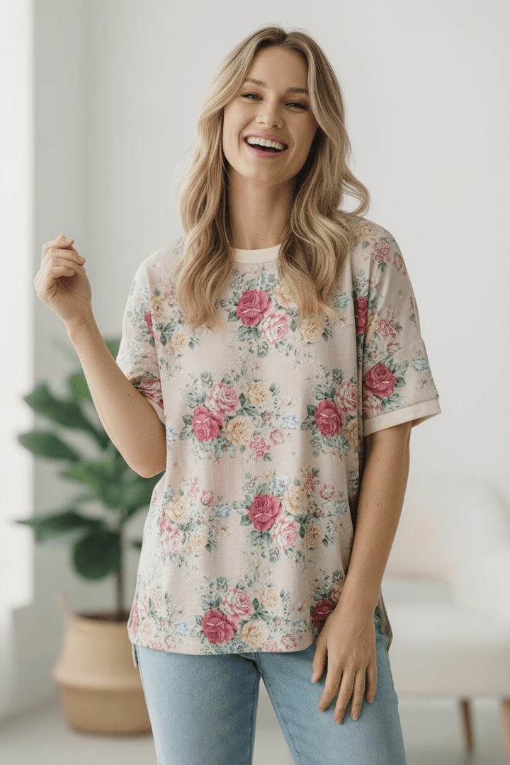 Late to My Coffee Date Oatmeal Tee | Nikki &amp; Co. Boutique