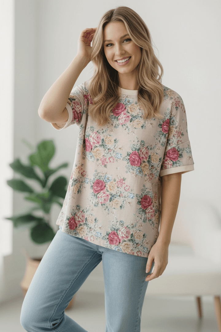 Late to My Coffee Date Oatmeal Tee | Nikki &amp; Co. Boutique