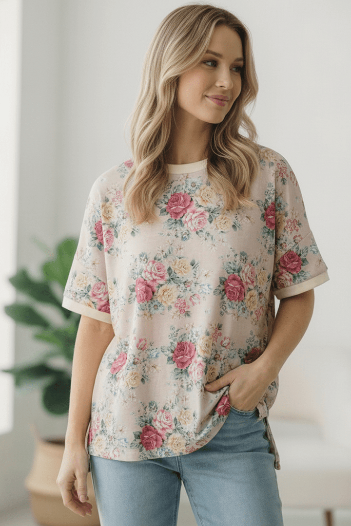 Late to My Coffee Date Oatmeal Tee | Nikki &amp; Co. Boutique