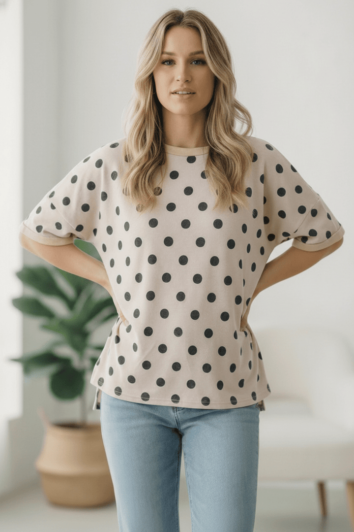 Play Date in Paris Polka Dot Tee | Nikki &amp; Co. Boutique