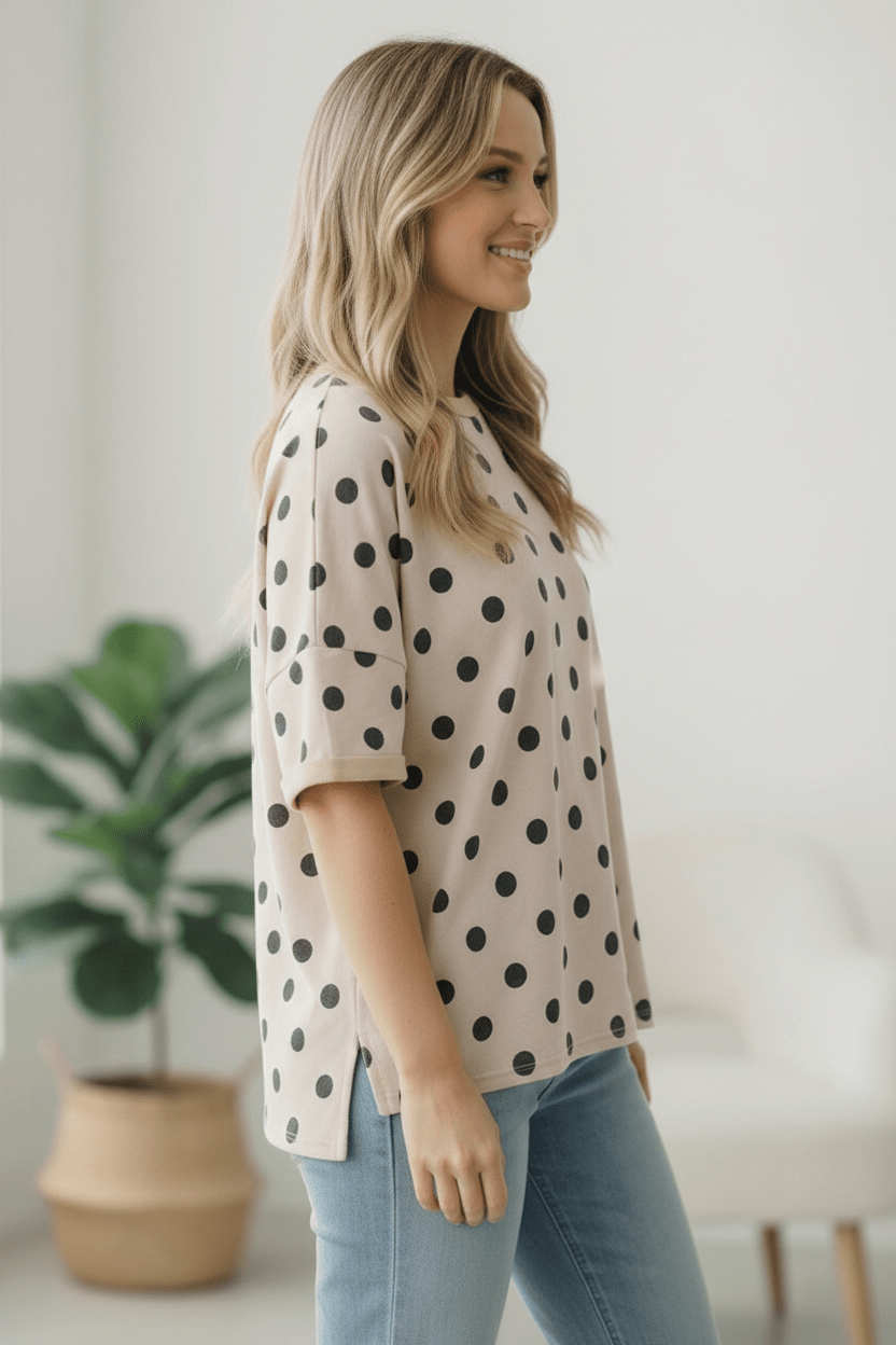 Play Date in Paris Polka Dot Tee | Nikki &amp; Co. Boutique