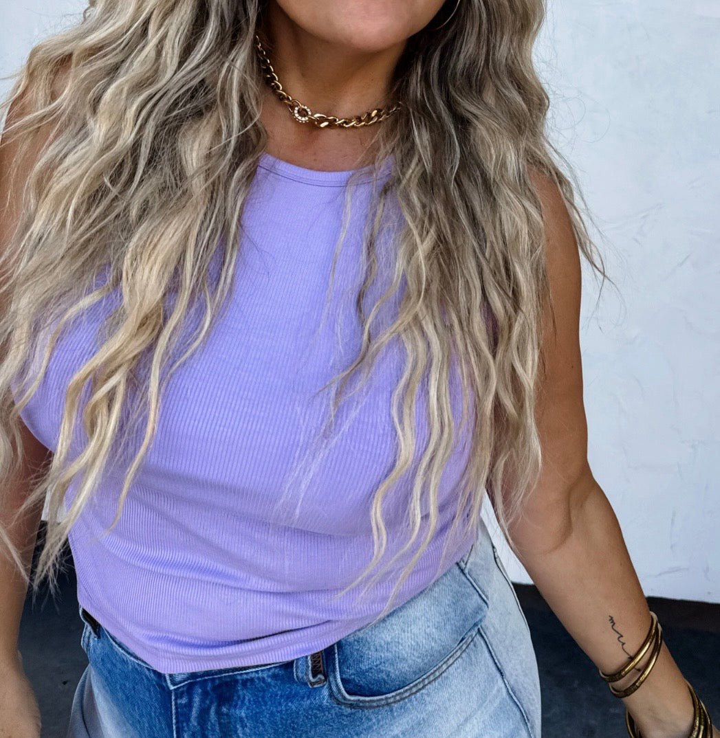 Ribbed Tank Top (NP) -  4 Colors  Plus | Nikki &amp; Co. Boutique