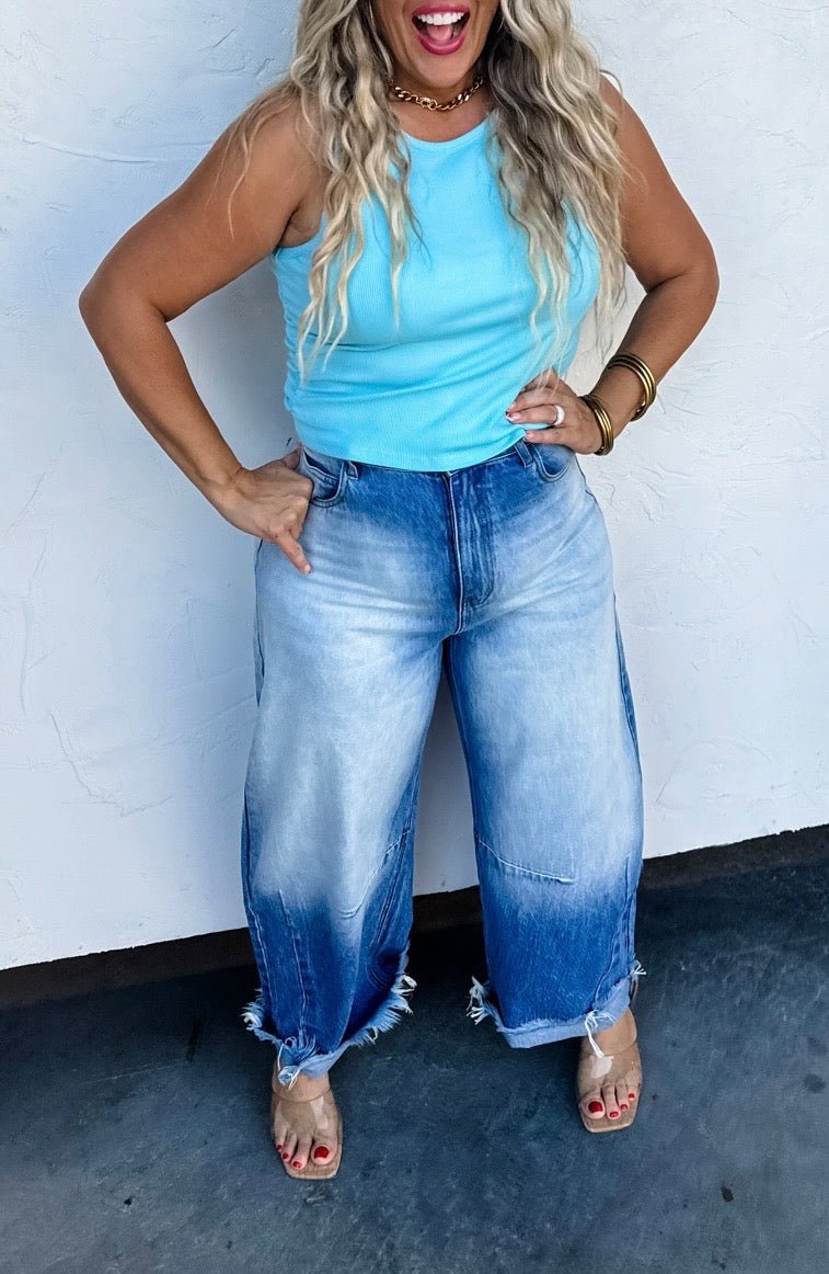 Ribbed Tank Top (NP) -  4 Colors  Plus | Nikki &amp; Co. Boutique