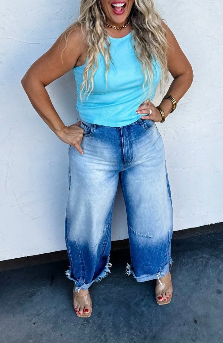 Ribbed Tank Top (NP) -  4 Colors  Plus | Nikki &amp; Co. Boutique