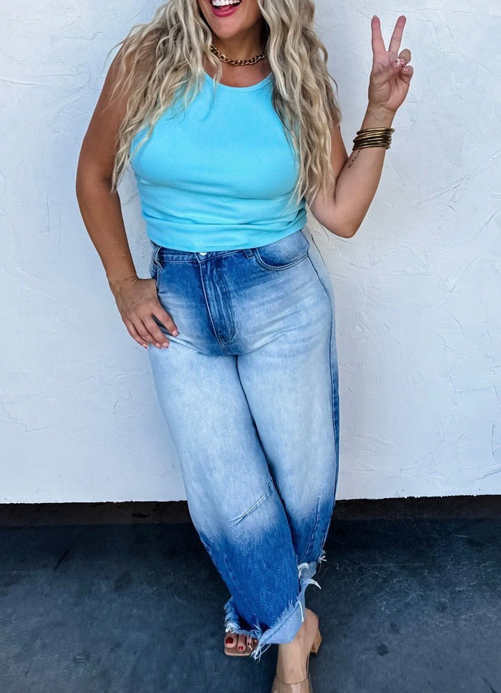 Ribbed Tank Top (NP) -  4 Colors  Plus | Nikki &amp; Co. Boutique