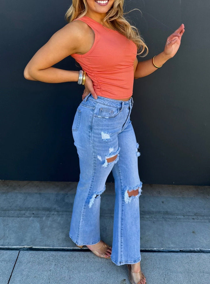 Ribbed Tank Top (NP) -  4 Colors  Plus | Nikki &amp; Co. Boutique
