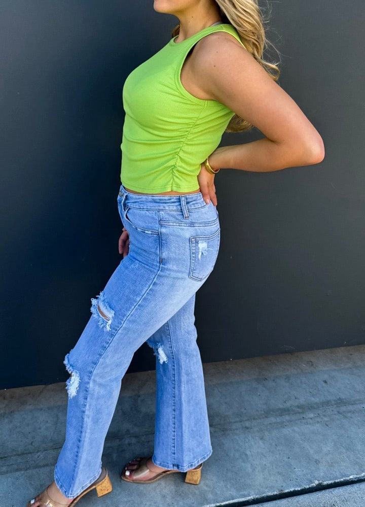 Ribbed Tank Top (NP) -  4 Colors  Plus | Nikki &amp; Co. Boutique