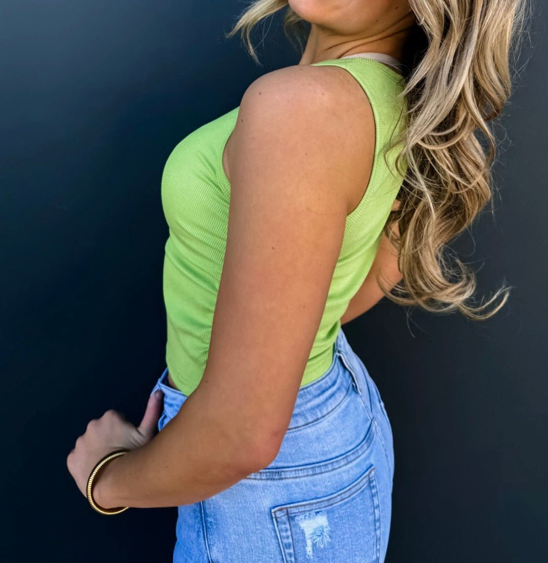 Ribbed Tank Top (NP) -  4 Colors  Plus | Nikki &amp; Co. Boutique