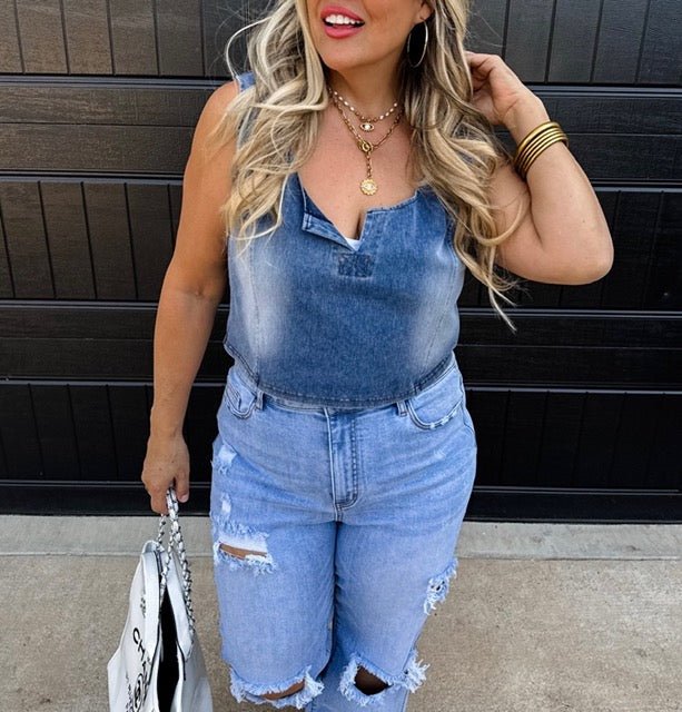 Sundown Tank Top (NP) - Plus | Nikki &amp; Co. Boutique
