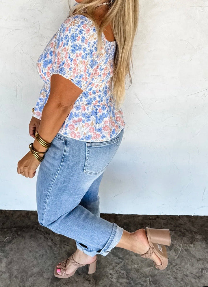 Stretchy Smocked Tops (NP) - 2 Colors,  Plus | Nikki &amp; Co. Boutique