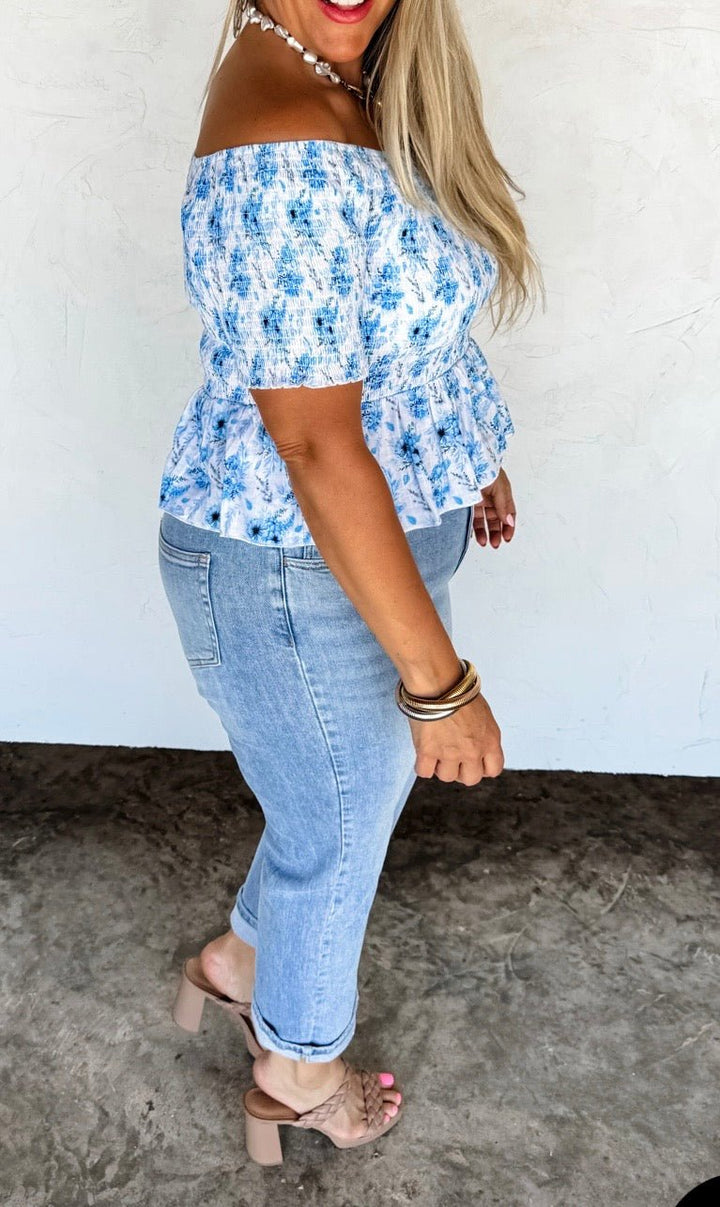 Stretchy Smocked Tops (NP) - 2 Colors,  Plus | Nikki &amp; Co. Boutique