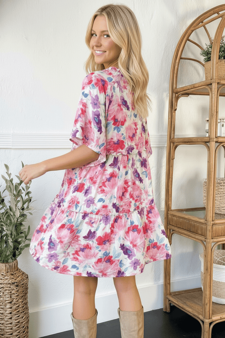 Petal Parade Tiered Dress | Nikki &amp; Co. Boutique