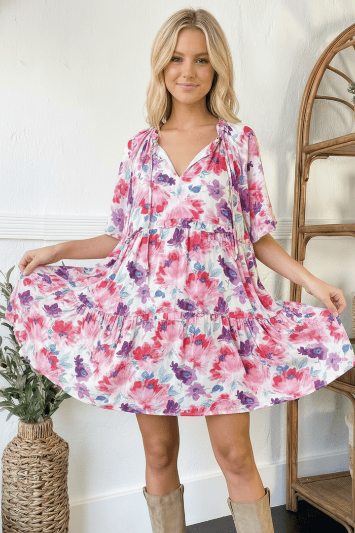 Petal Parade Tiered Dress | Nikki &amp; Co. Boutique
