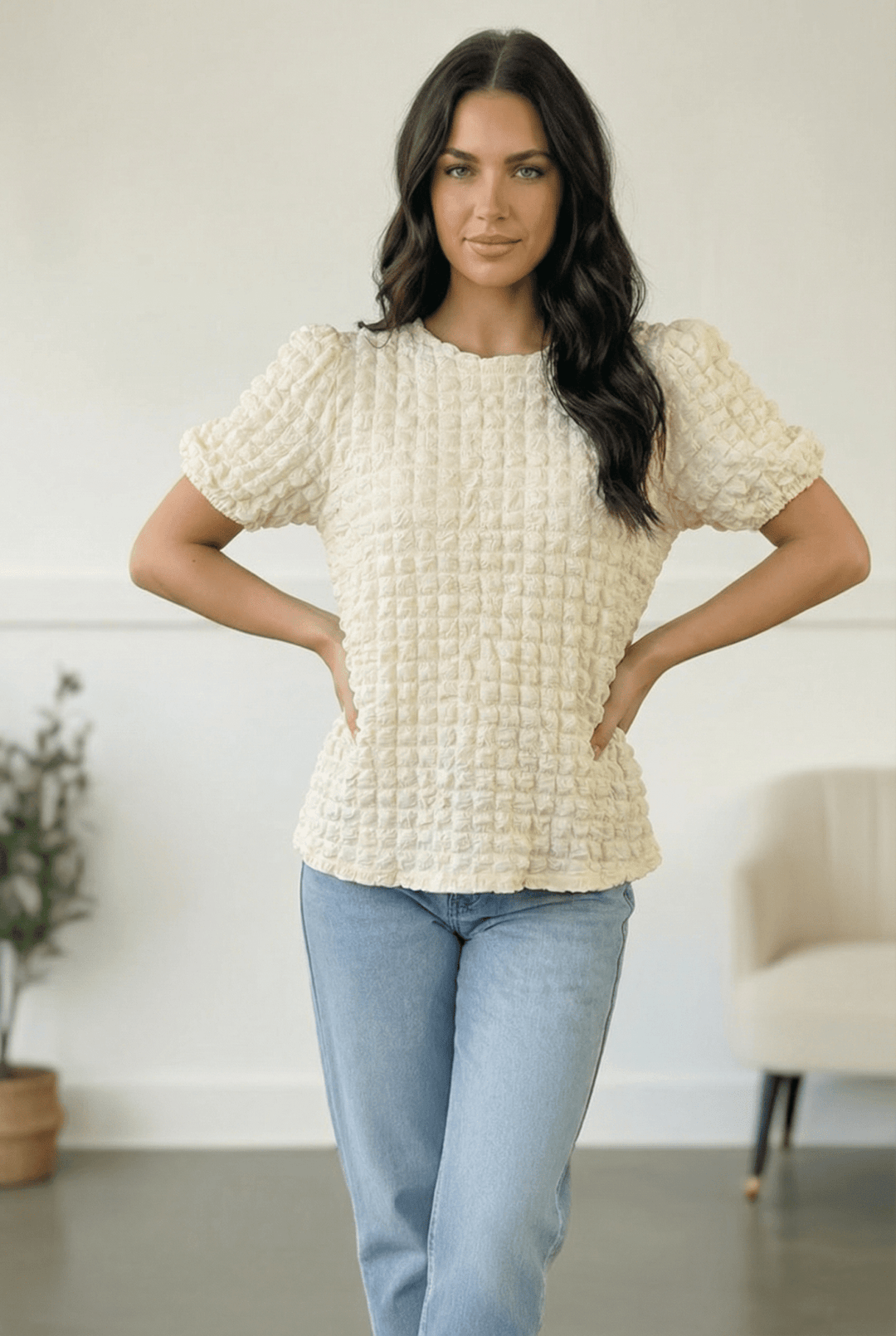 The Cloud Nine Texture Top | Nikki &amp; Co. Boutique