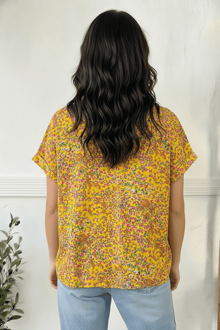 Sunlit Meadow Floral Tops | Nikki &amp; Co. Boutique