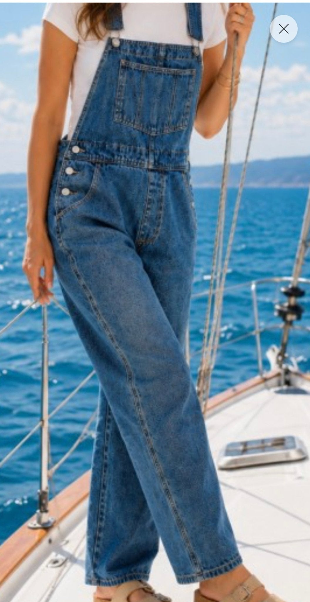 Timeless Relaxed Denim Overalls (NP) - Nikki &amp; Co. Boutique