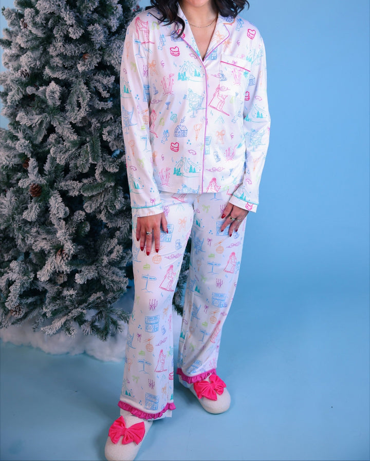 Après Ski Ruffle Pajama Set (Pre-order) - Nikki &amp; Co. Boutique