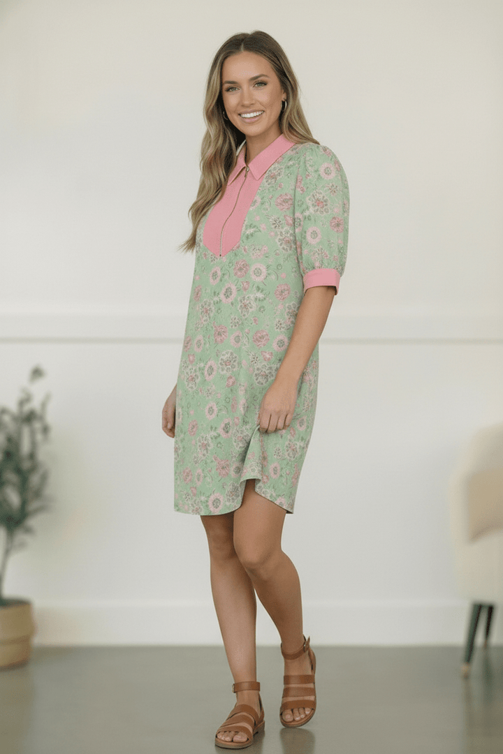 Blast From the Past Mint Blossom Dress | Nikki &amp; Co. Boutique