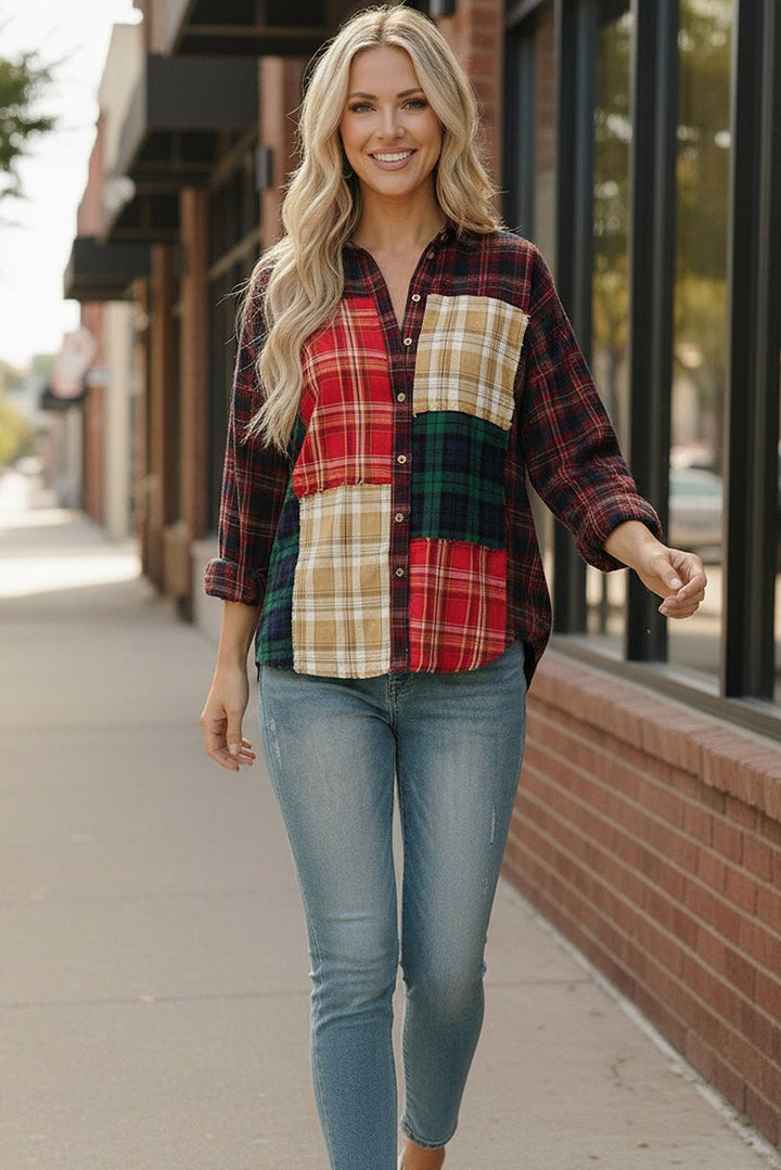 All the Plaids Button Up | Nikki &amp; Co. Boutique