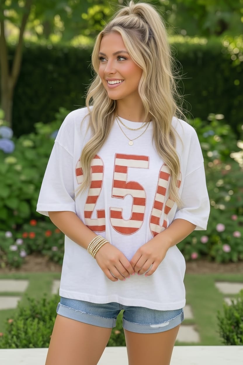 White Stars and Stripes &