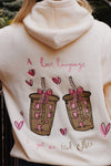 Happy Camp3r (NP) - Latte Love Hoodie - Nikki and Co Boutique