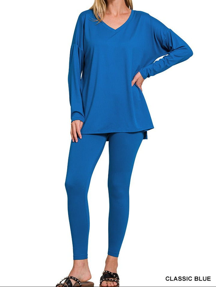 Zenana - (NP) Long Sleeve Microfiber Sets, 6 colors! | Nikki &amp; Co. Boutique
