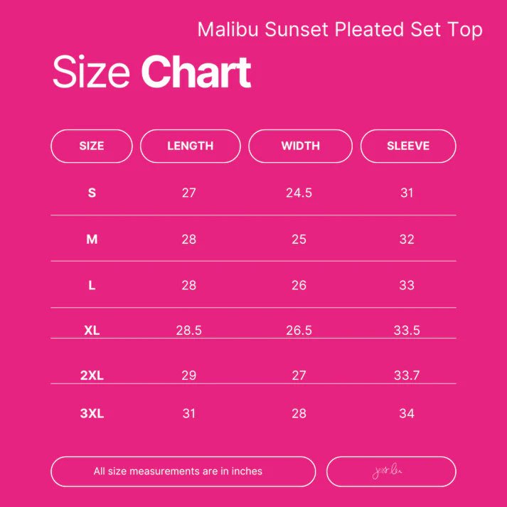 Malibu SunSets Pleated Sets (NP) | Nikki &amp; Co. Boutique