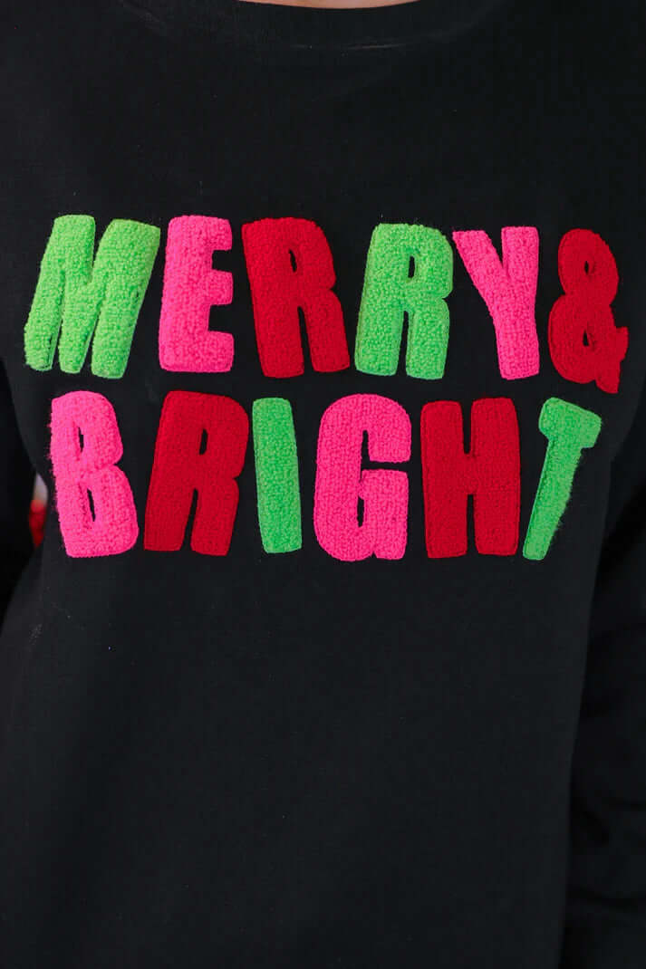 Merry &amp; Bright Sweatshirt (NP) - Nikki &amp; Co. Boutique