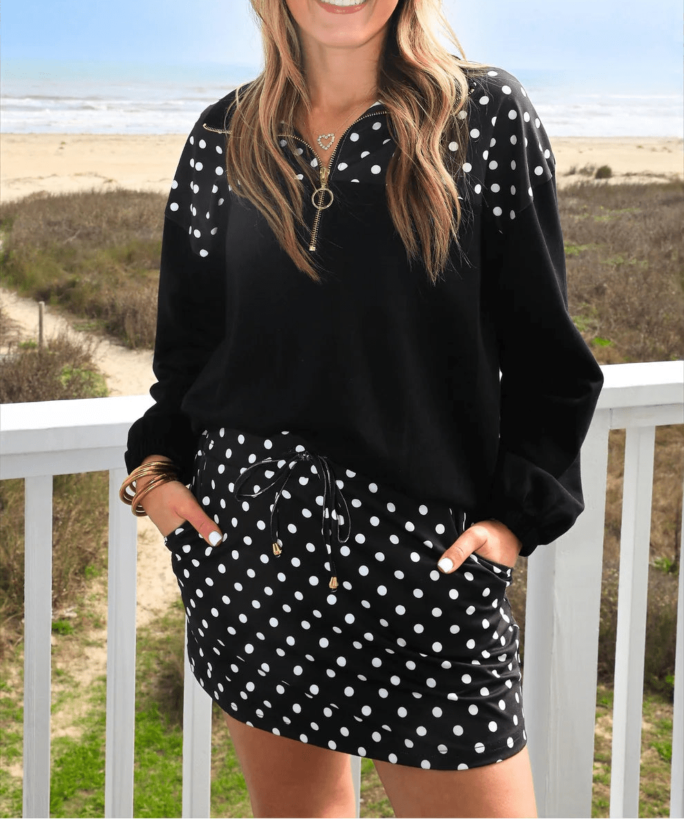 Mia Printed Pullover – 4 Colors (NP) - Nikki &amp; Co. Boutique