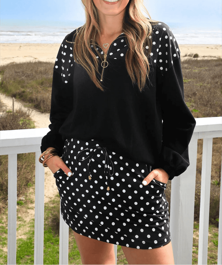 Mia Printed Pullover – 4 Colors (NP) - Nikki &amp; Co. Boutique