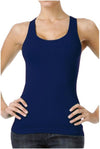 Stretchy Ribbed Seamless Racerback Tank Top (NP) - 7 color options! - Nikki and Co Boutique