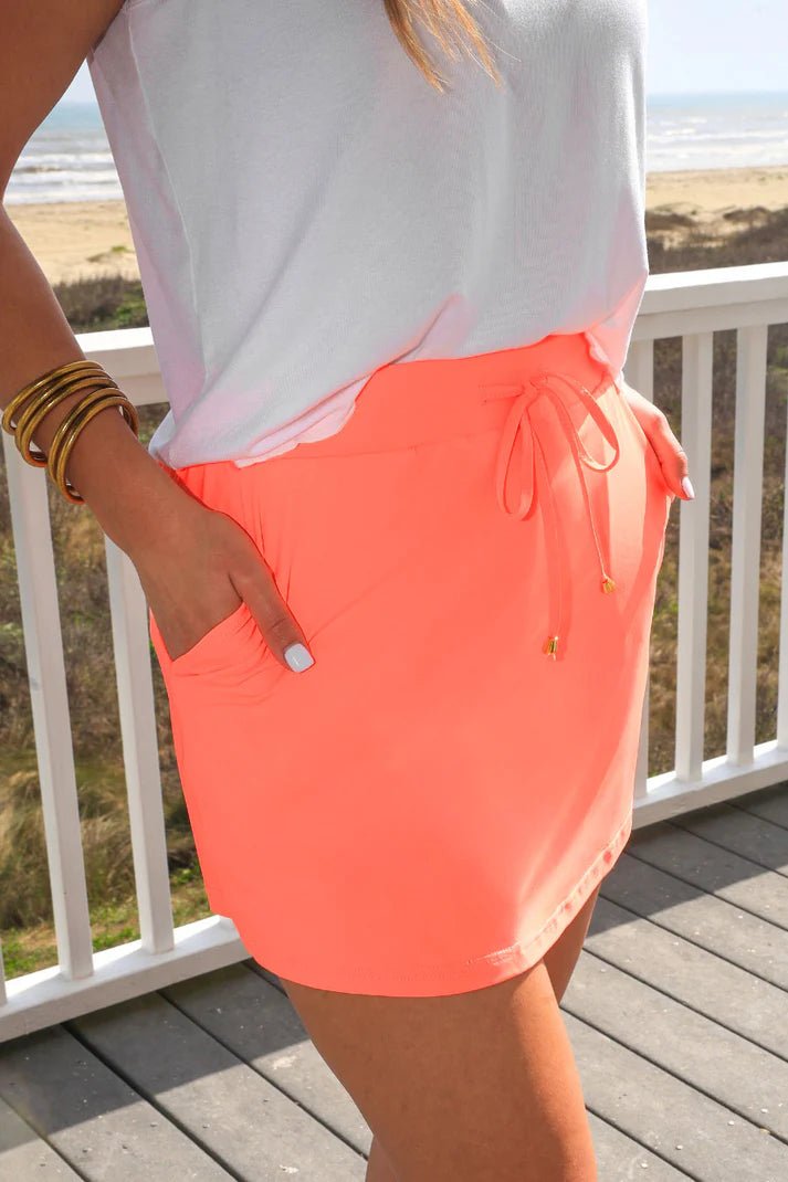 Solid Skort (NP) - Neon Colors - Nikki &amp; Co. Boutique