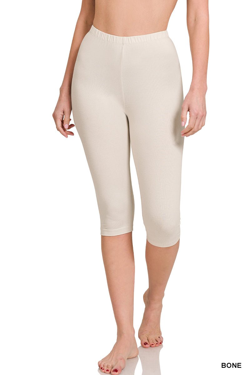 Premium Cotton Capri Leggings (NP) | Nikki &amp; Co. Boutique