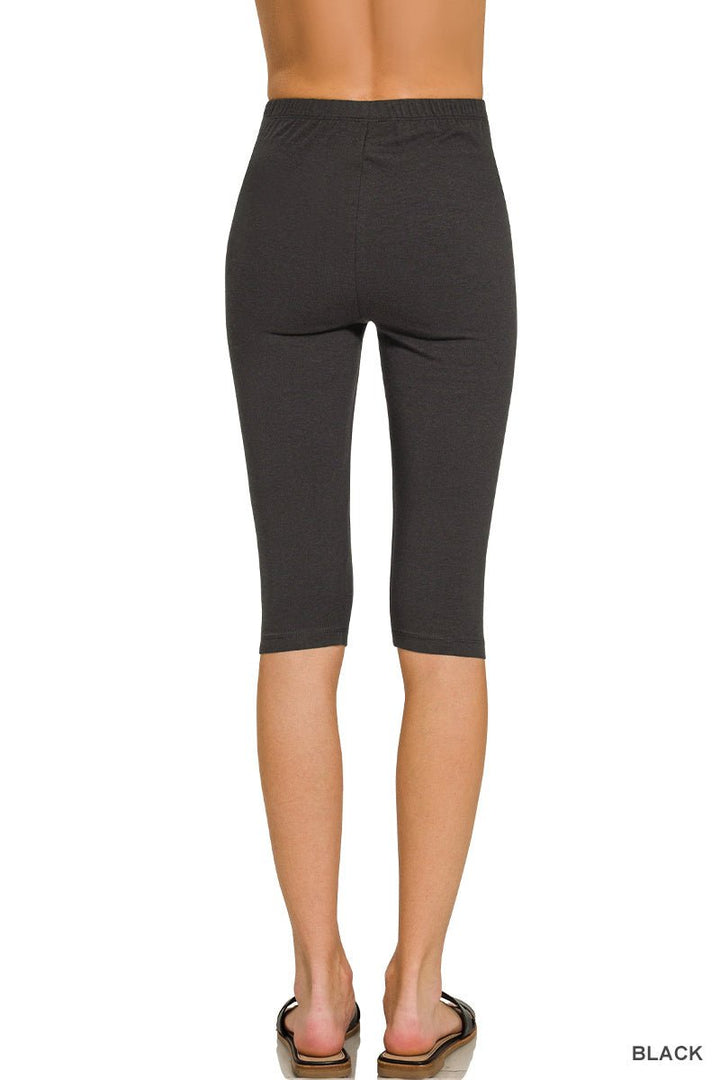 Premium Cotton Capri Leggings (NP) | Nikki &amp; Co. Boutique