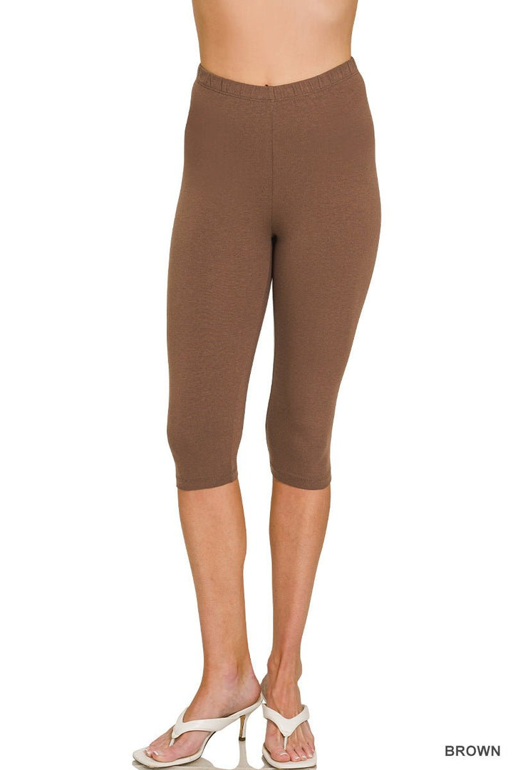 Premium Cotton Capri Leggings (NP) | Nikki &amp; Co. Boutique