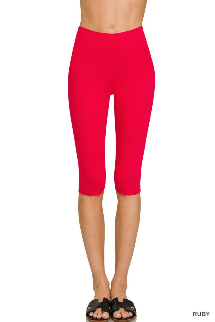 Premium Cotton Capri Leggings (NP) | Nikki &amp; Co. Boutique
